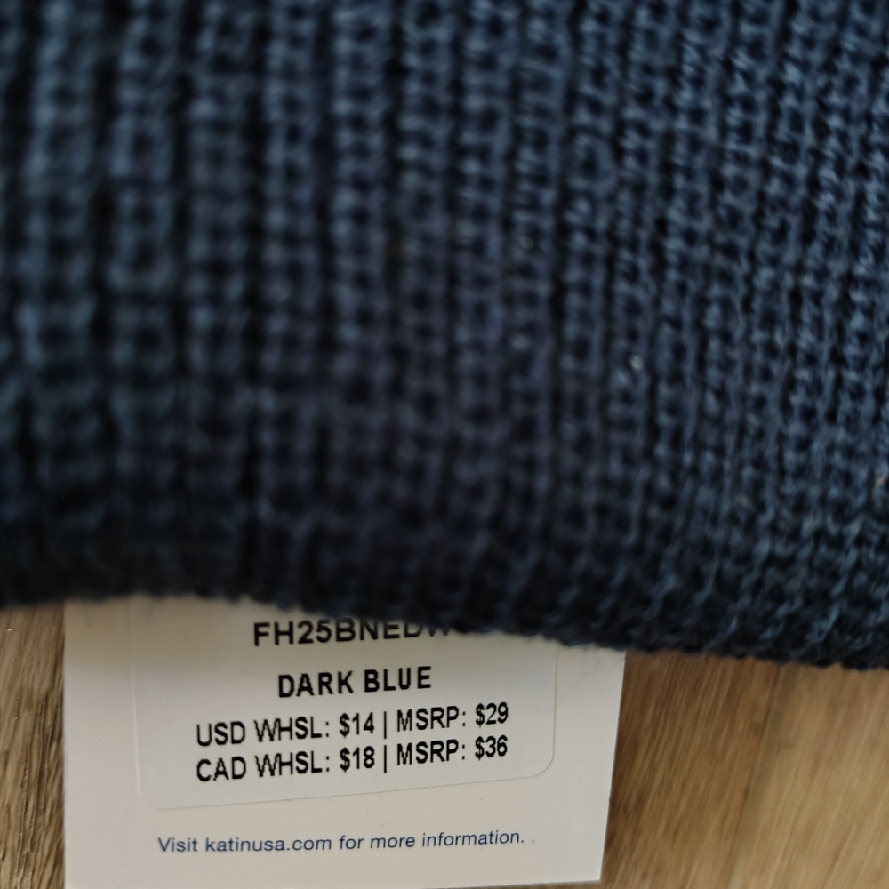 Katin Kids Beanie Set - Brown and Dark Blue - Picture 4 of 4